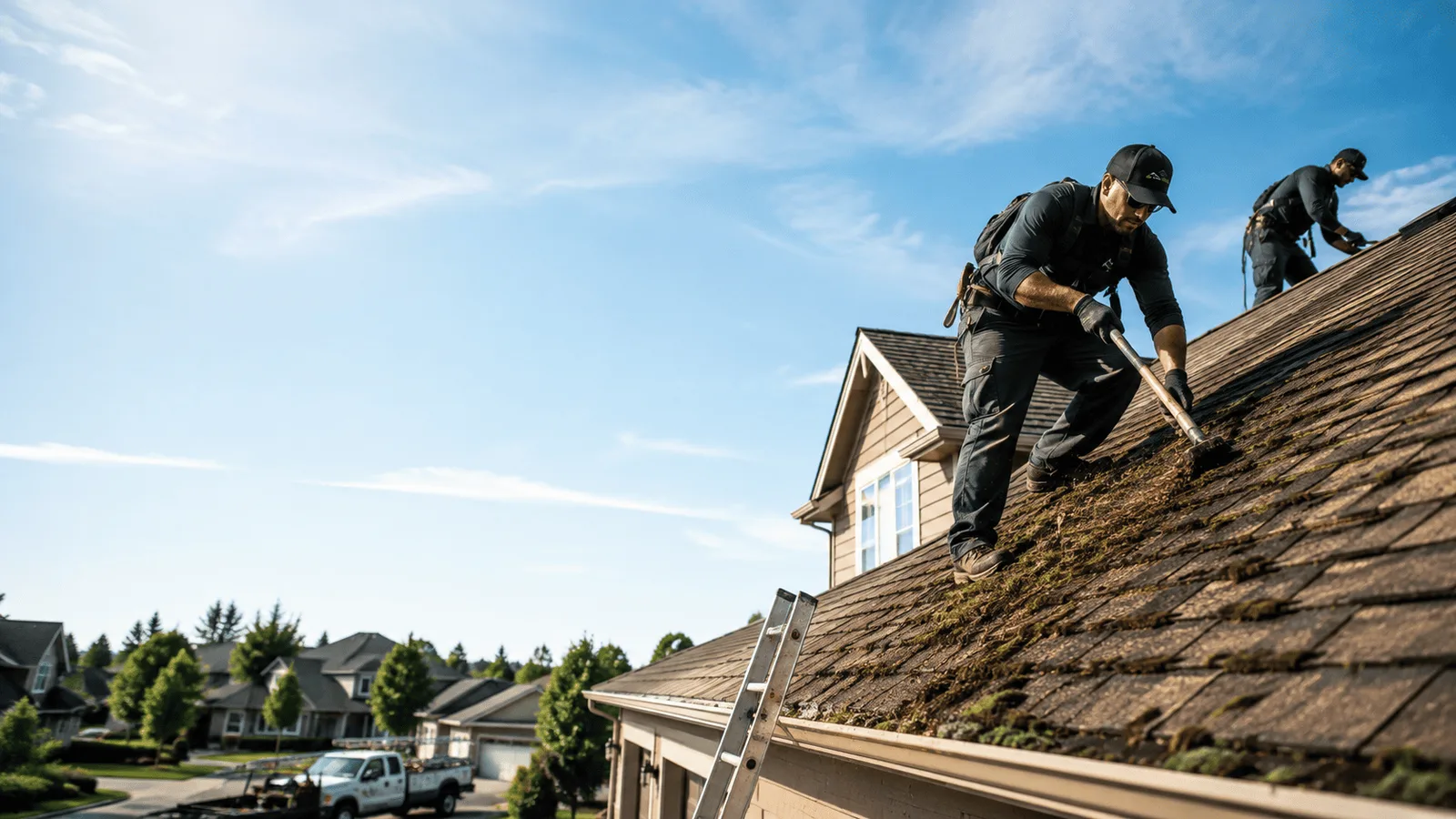 Roof Moss Removal in Kearney, MO near me